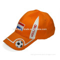 promotion baseball embroidery logo cap for world cup